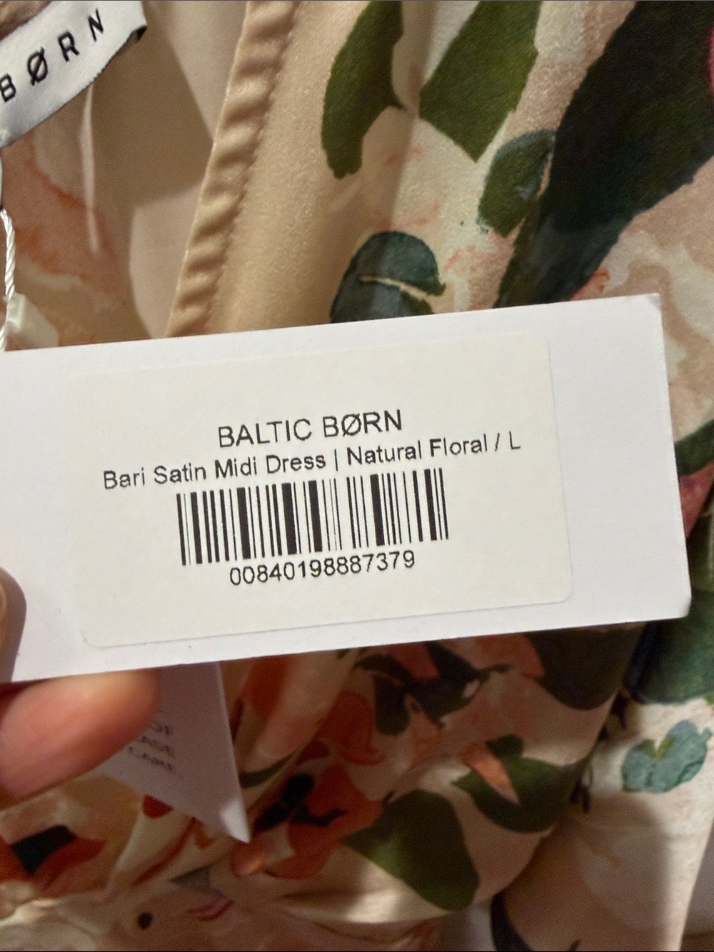 NWT Baltic Born Bari Satin Midi Dress - Picture 7 of 7